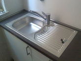 Bioboy per pulire e detergere lavelli in acciaio inox