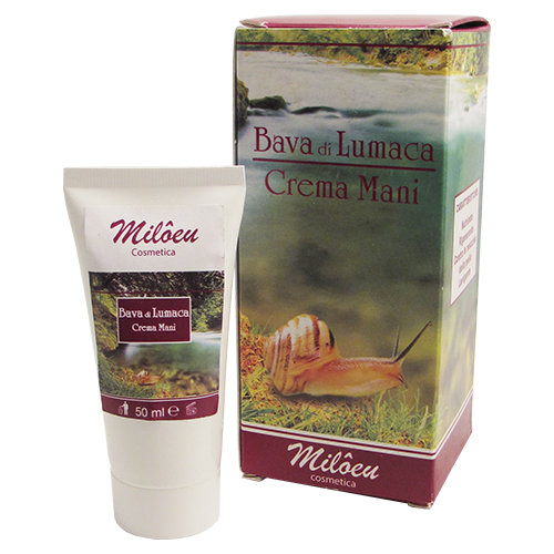 crema mani bava di lumaca