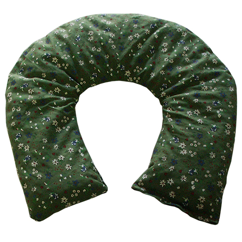 cuscino cervicale verde