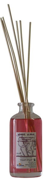 fragranza per ambiente con bastoncini ylang ylang