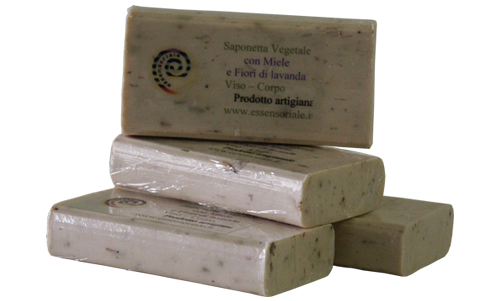 saponette essensoriale miele e fiori di lavanda