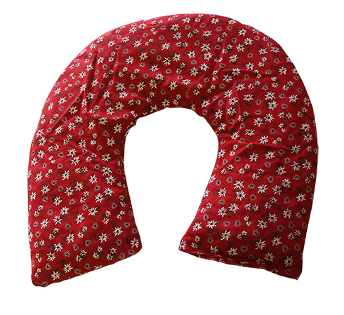 cuscino cervicale rosso